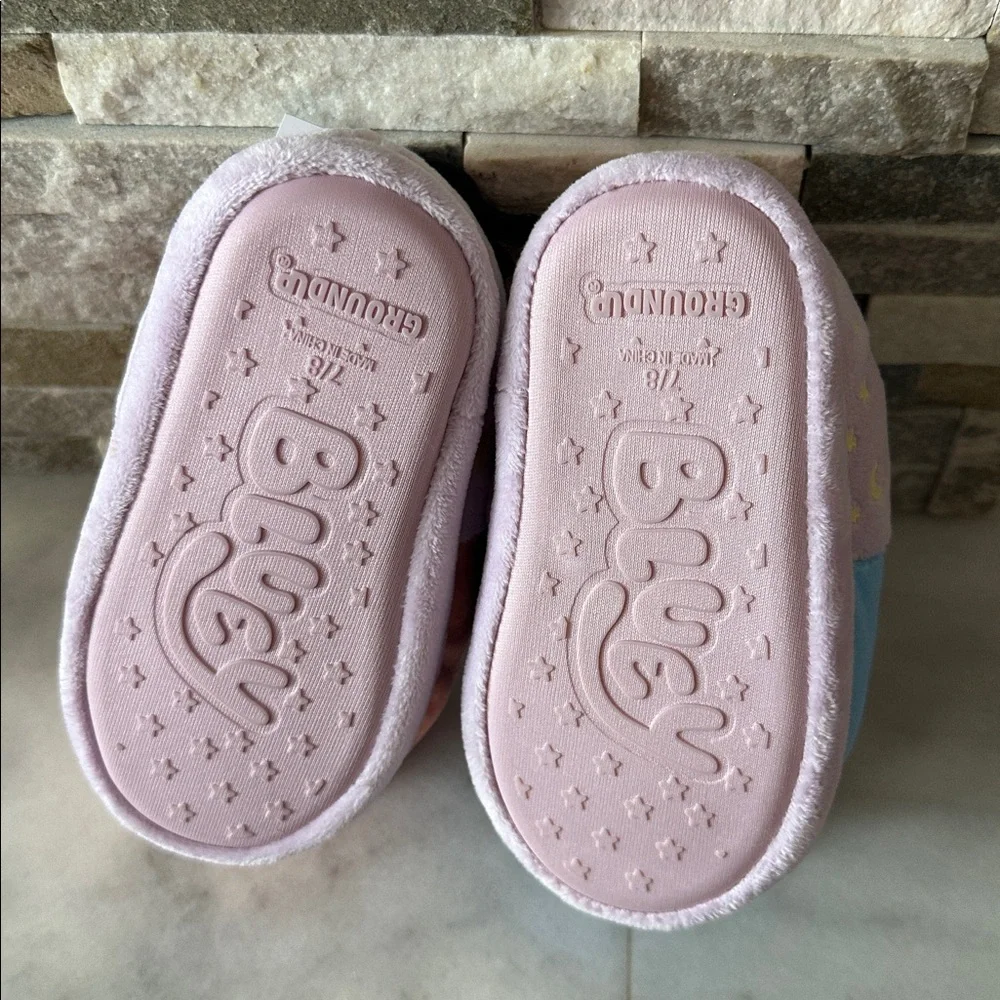 Bluey Toddler Girl Glow in The Dark Slipper 7-8